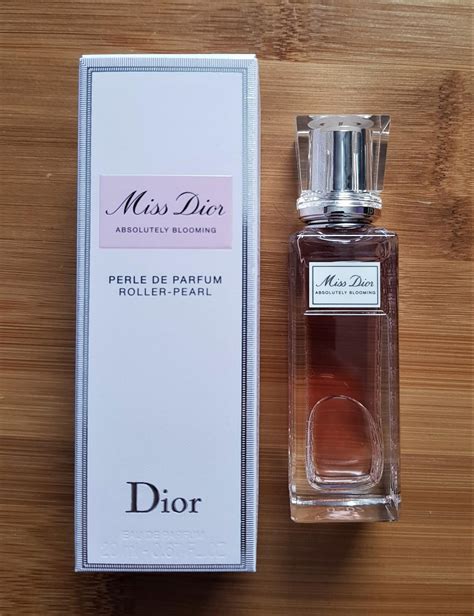 perfume roll on miss dior|miss dior absolutely blooming rollerball.